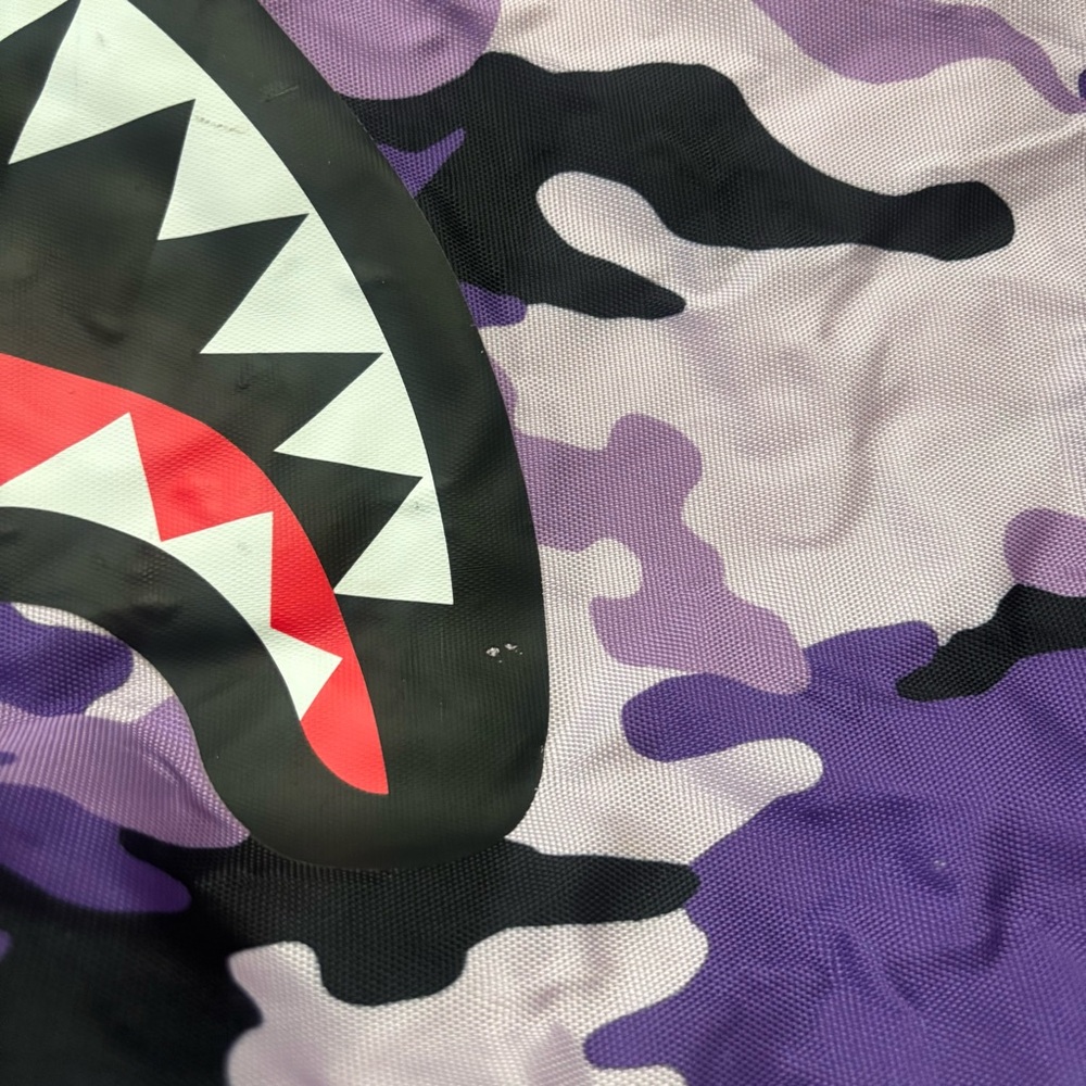 Sprayground Pink and Purple Camouflage Beach Tote - Picture 4 of 11